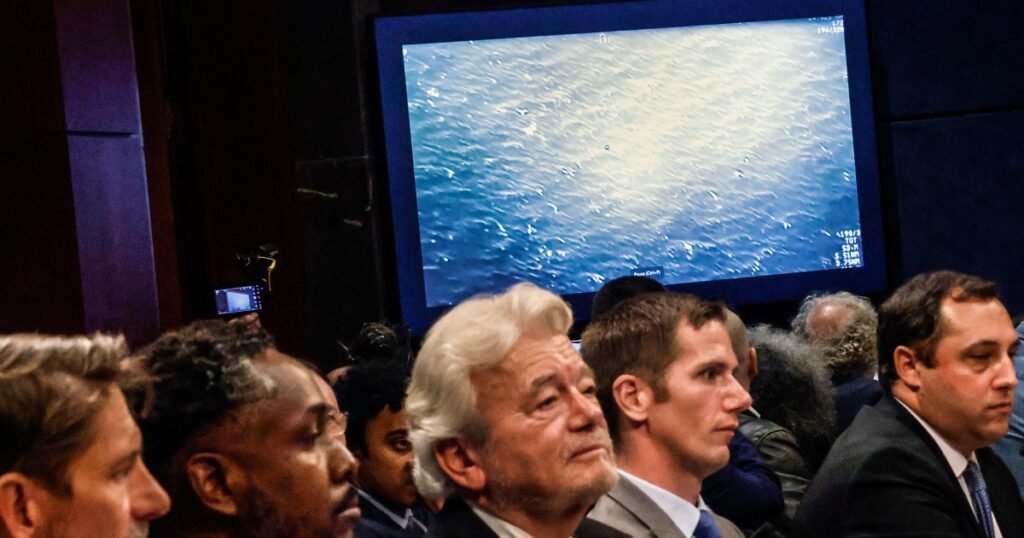 Video shown at House UAP hearing appears to show missile fired at object near Yemen