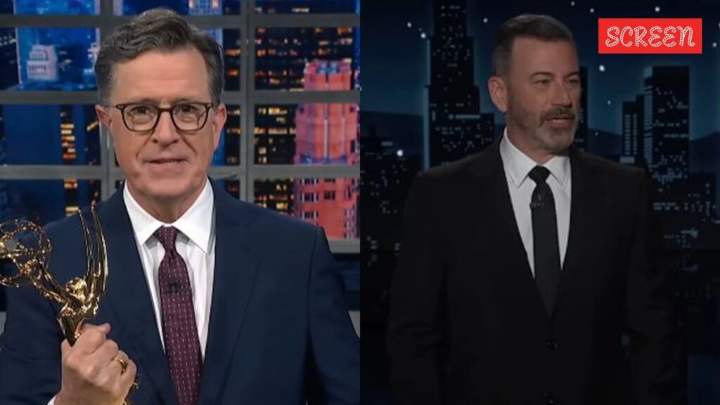 Stephen Colbert says he can finally ‘enjoy his Emmy Award’ after Jimmy Kimmel returns to air: ‘Our late-nightmare is finally over’ | Hollywood News