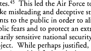 Congress Requires Pentagon to Address UFO Disinformation